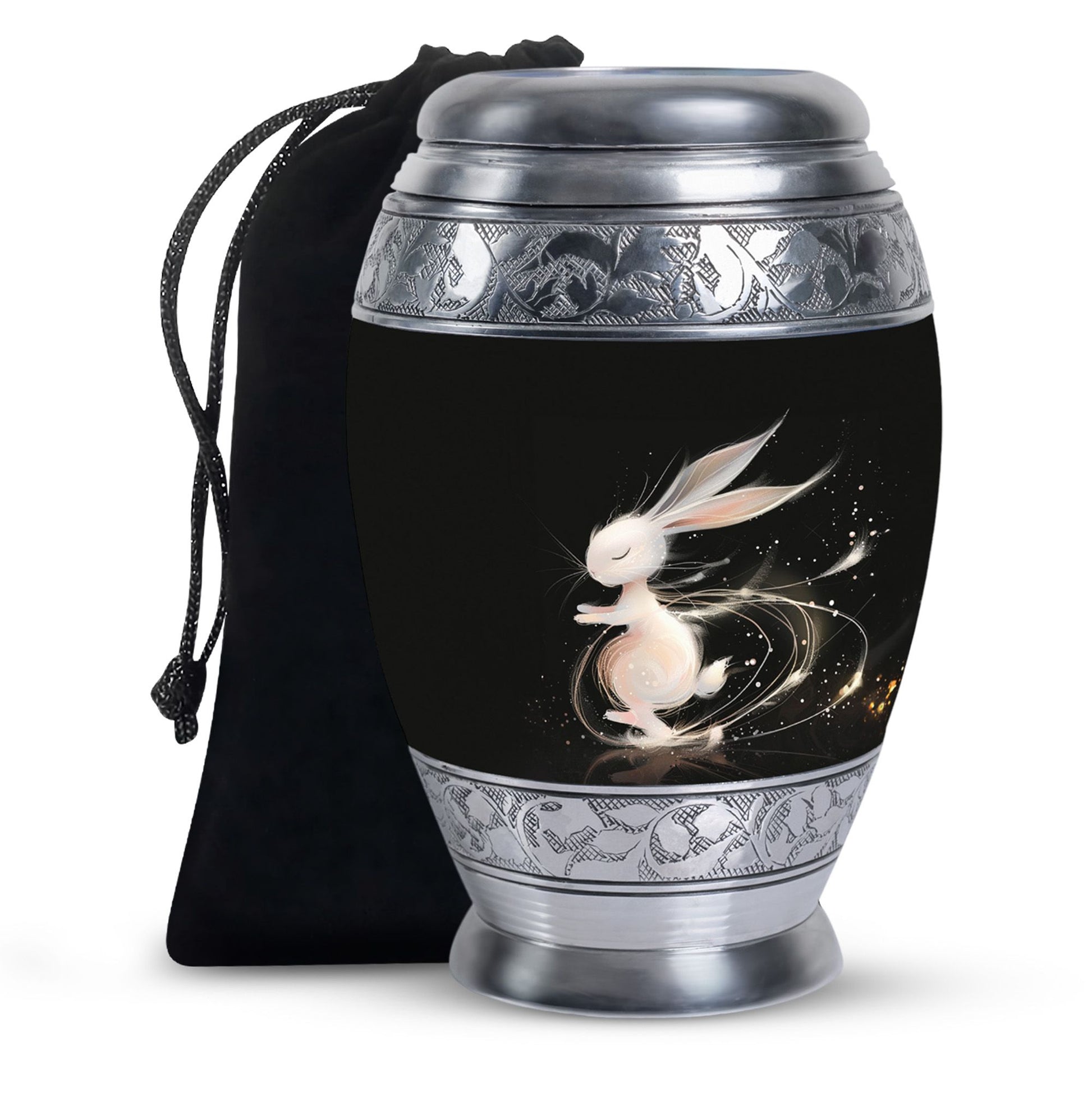 Sleeping Bunny Rabbit Urn - Personalized Pet Urns For Ashes