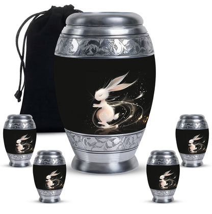 Personalized Pet Cremation Urn for Pet Ashes - 10-inch, 200 cu in - Yatskia
