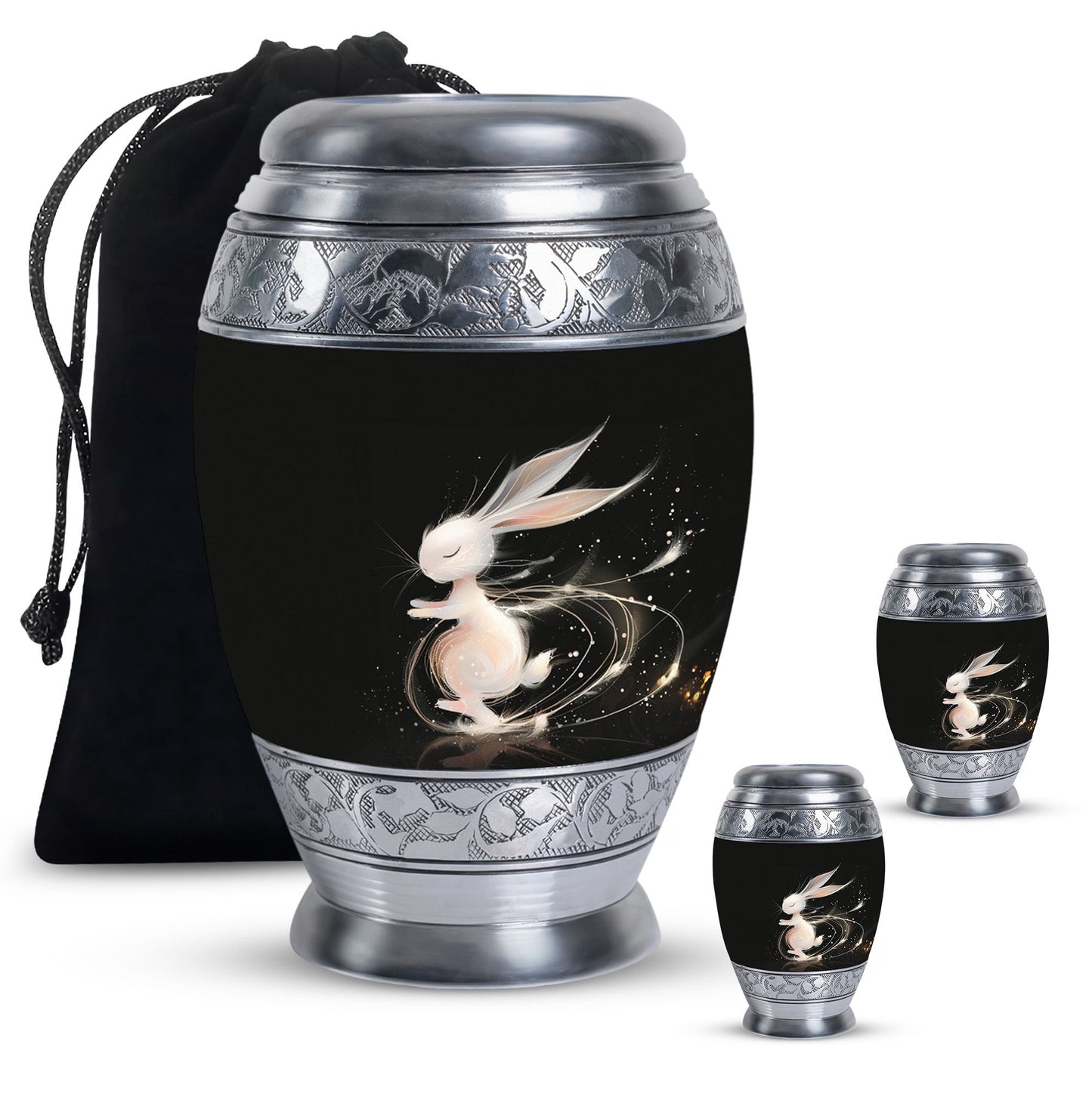 Personalized Pet Cremation Urn for Pet Ashes - 10-inch, 200 cu in - Yatskia