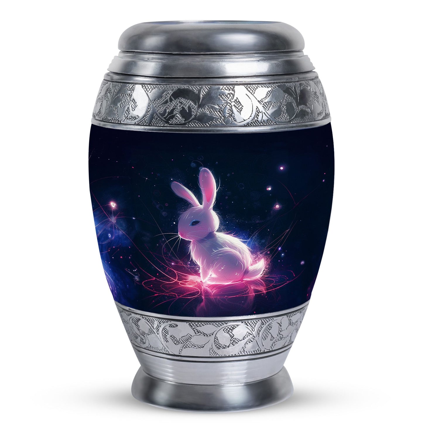 Personalized Rabbit Memorial Urn for Pet Ashes - 10-inch, 200 cu in - Yatskia