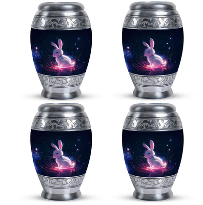 Personalized Rabbit Memorial Urn for Pet Ashes - 10-inch, 200 cu in - Yatskia