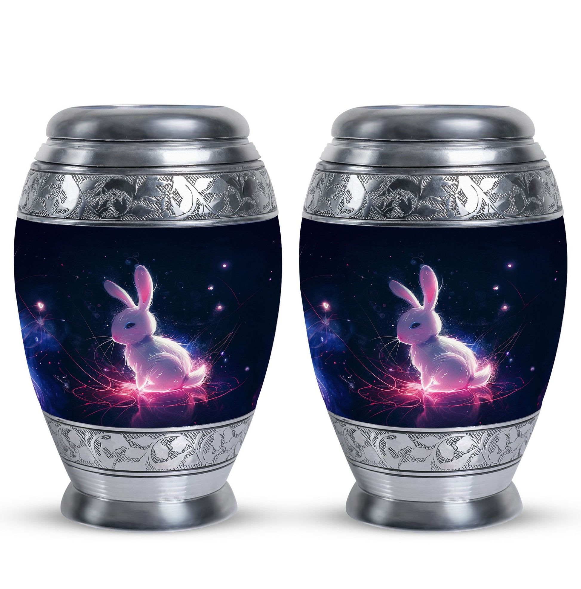 Baby Bunny Rabbit Urn - Large Memorial Funeral Urn For Ashes