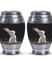Black Baby Bunny Cremation Urn - Mini Urns For Pet Ashes