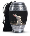 Black Baby Bunny Cremation Urn - Mini Urns For Pet Ashes