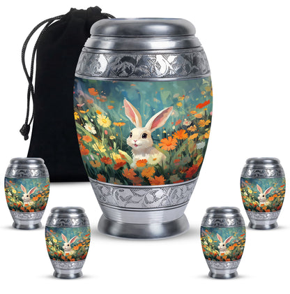 Colorful Personalized Pet Cremation Urn for Pet Ashes - 10-inch, 200 cu in - Yatskia