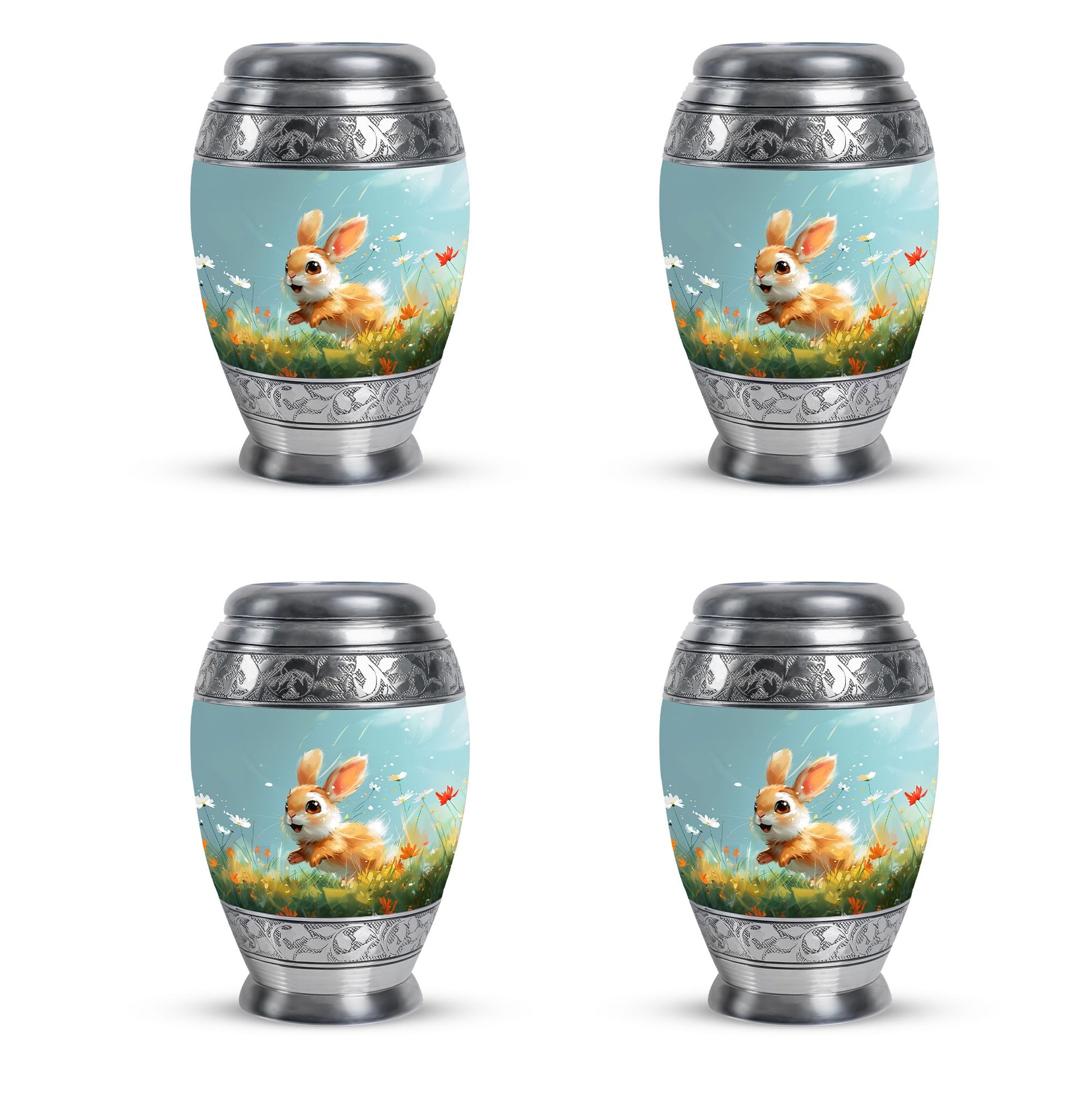 Baby Bunny Rabbit - Decorative Pet Memorial Keepsake For Beloved Animals