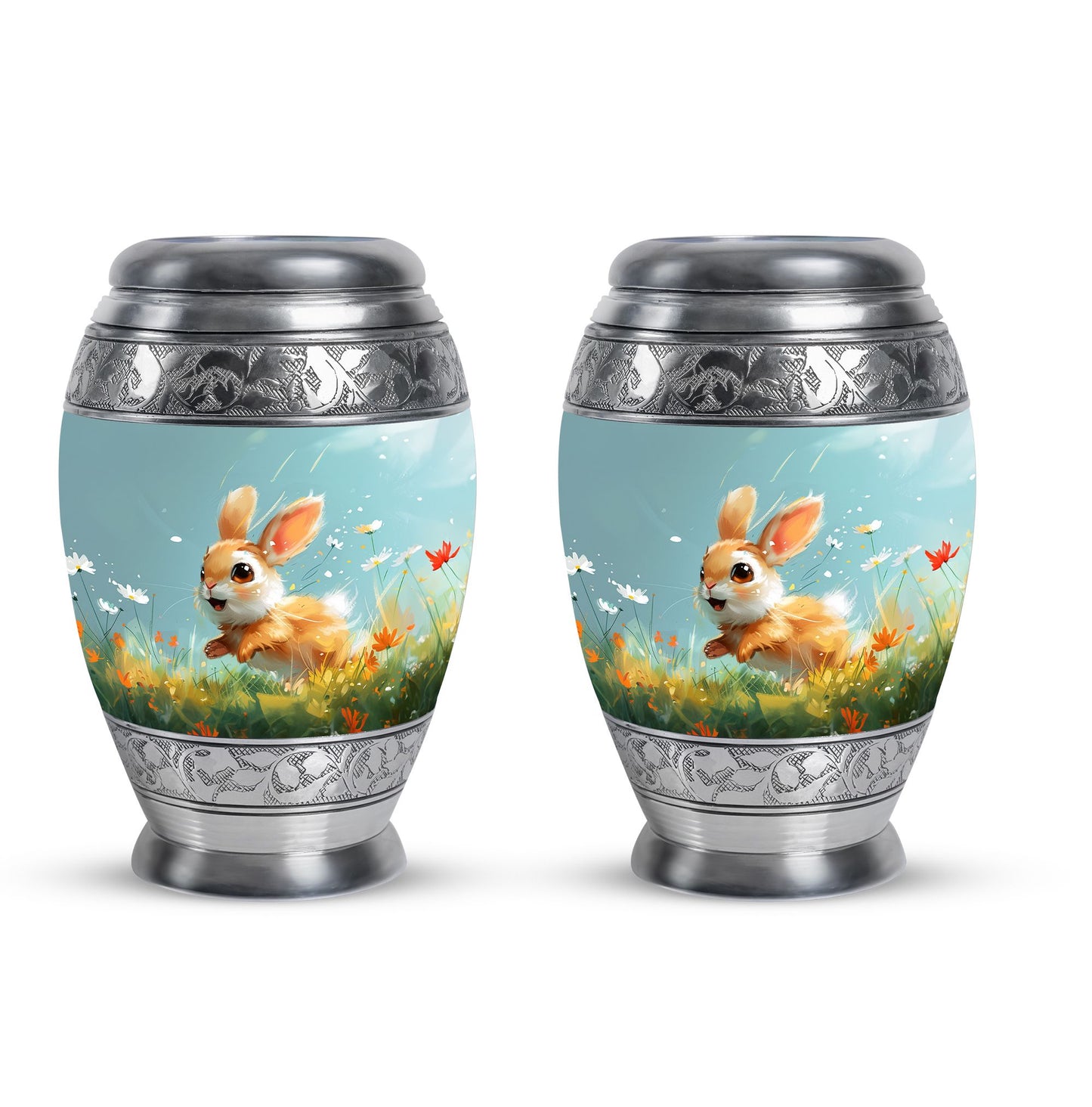 Personalized Pet Keepsake Urn for Pet Ashes - 10-inch, 200 cu in - Yatskia