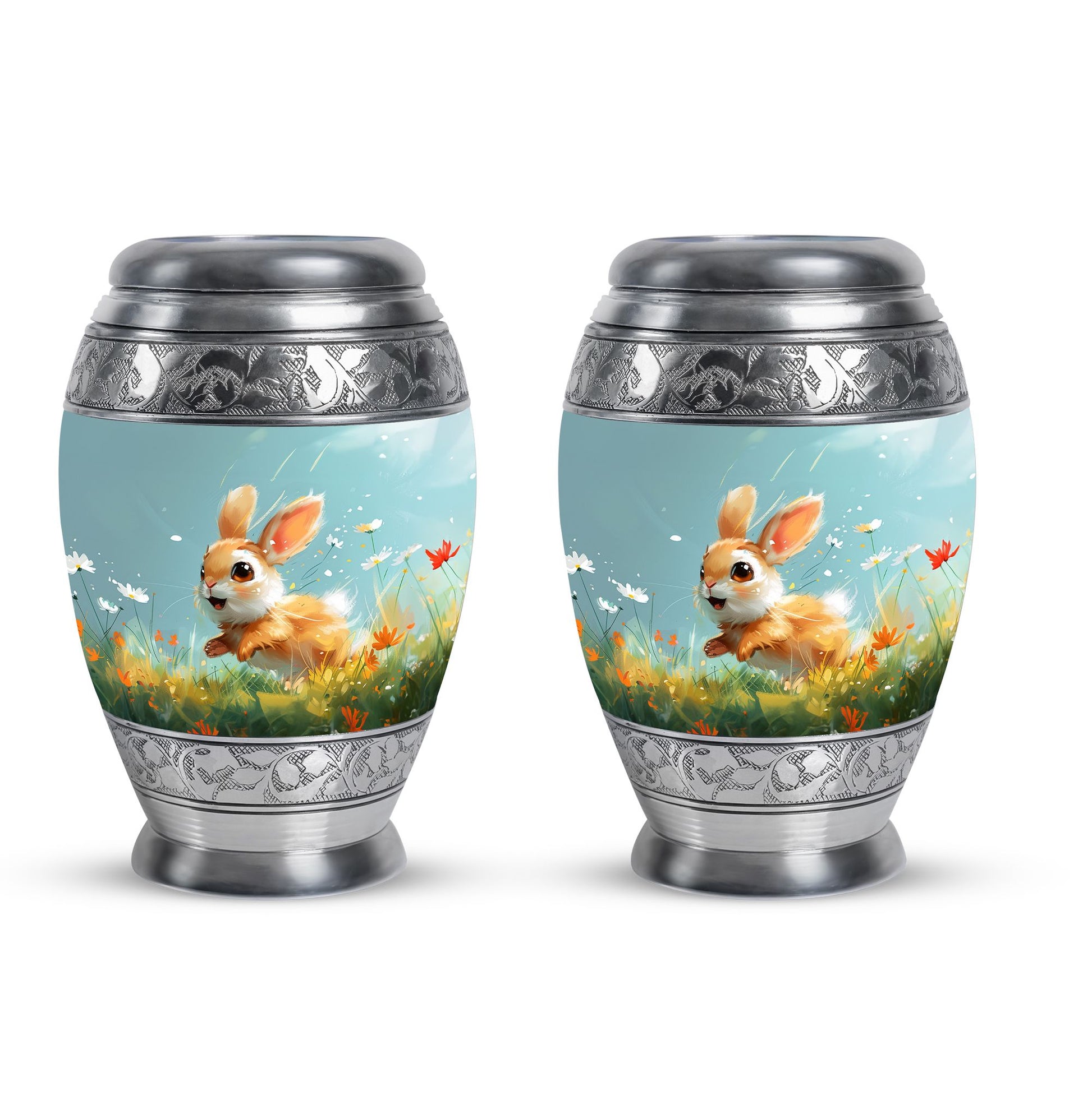 Baby Bunny Rabbit - Decorative Pet Memorial Keepsake For Beloved Animals