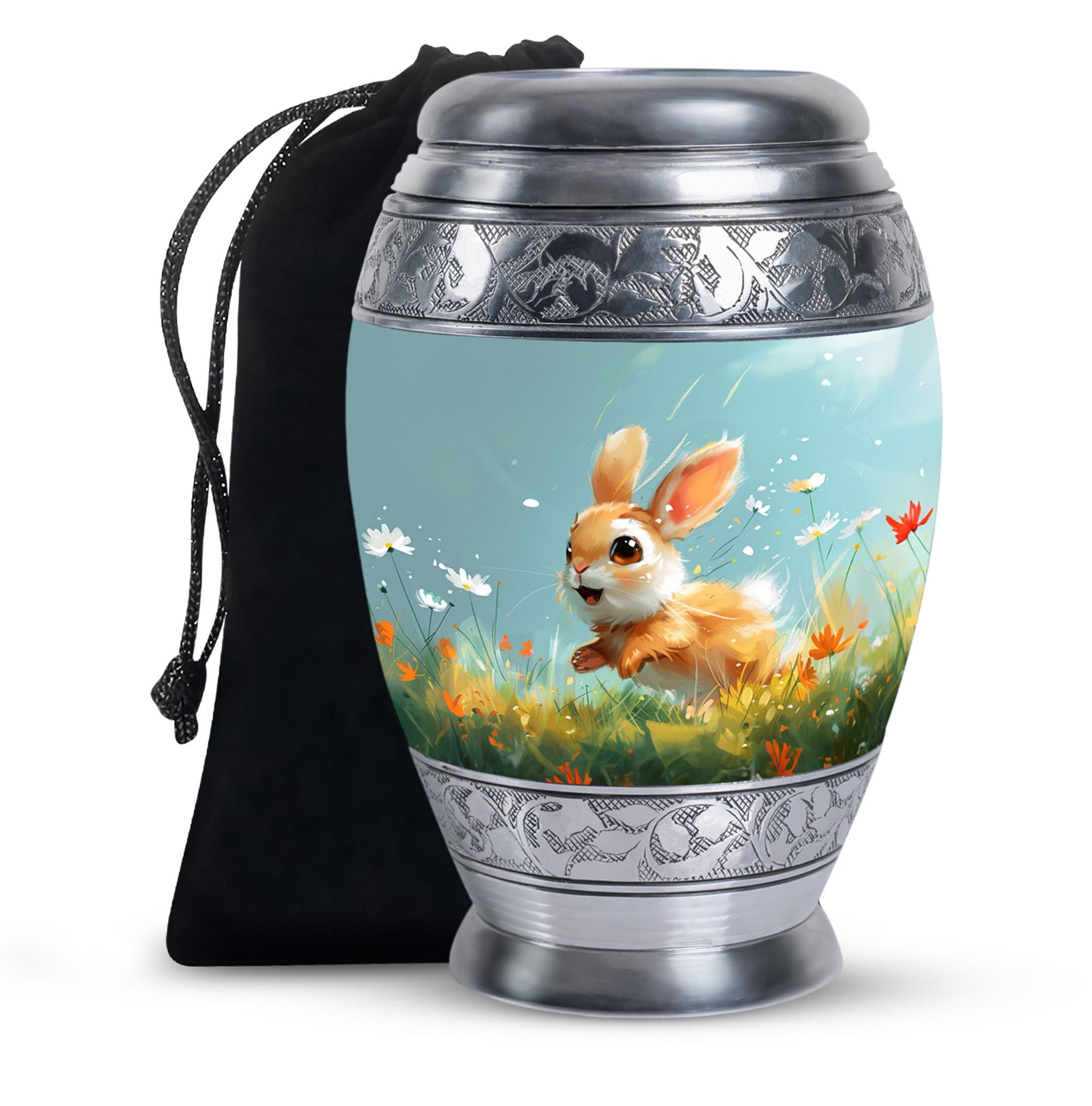 Baby Bunny Rabbit - Decorative Pet Memorial Keepsake For Beloved Animals