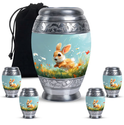Personalized Pet Keepsake Urn for Pet Ashes - 10-inch, 200 cu in - Yatskia