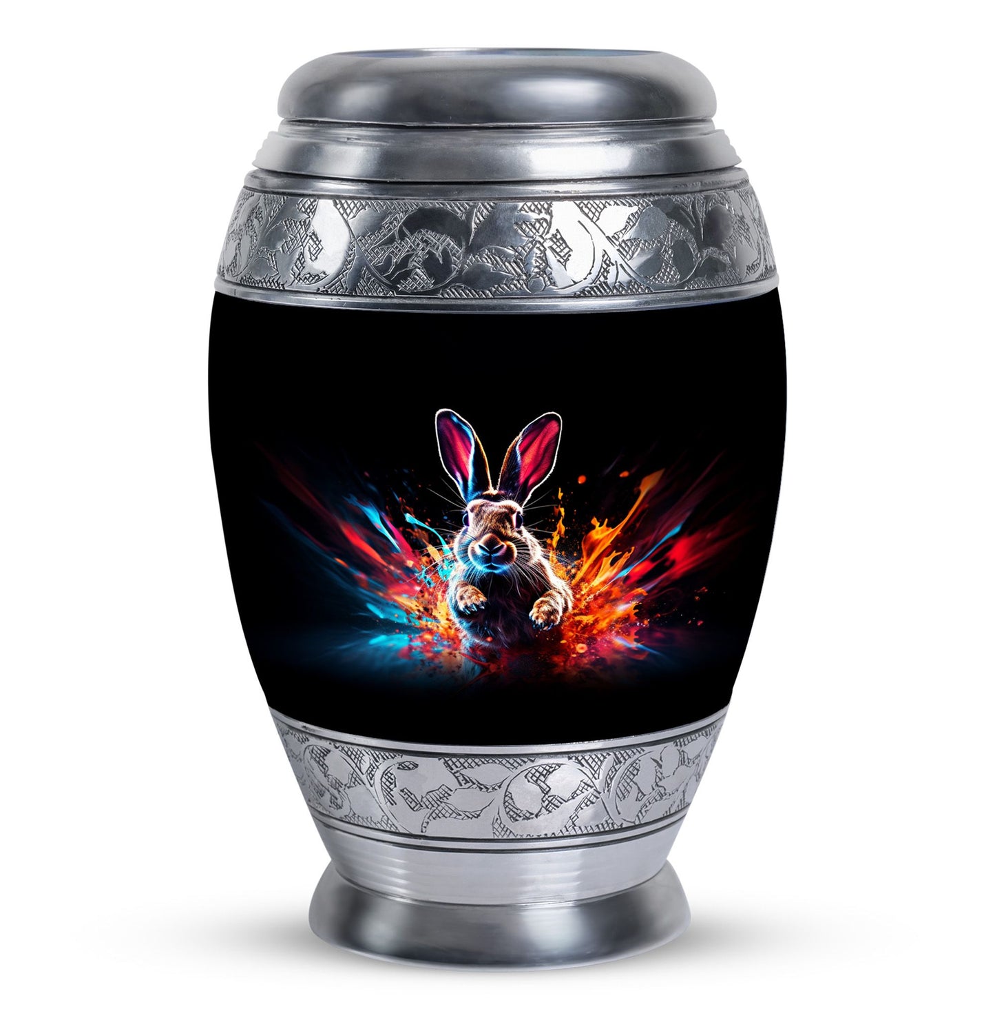 Personalized Rabbit Cremation Urn for Pet Ashes - 10-inch, 200 cu in - Yatskia