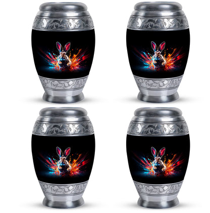 Personalized Rabbit Cremation Urn for Pet Ashes - 10-inch, 200 cu in - Yatskia