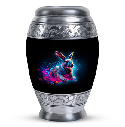 Personalized Rabbit Memorial Urn for Pet Ashes - 10-inch, 200 cu in - Yatskia