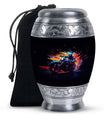 Racing Biker Urn for Human Ashes - Cremation Urns For Adults