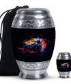 Racing Biker Urn for Human Ashes - Cremation Urns For Adults