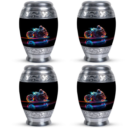 Personalized Motorcycle Cremation Urn for Human Ashes - 10-inch, 200 cu in - Yatskia