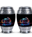 Neon-Colored Motorcycle - Urn For Human Ashes Adult Male