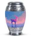 Winter Baby Deer Cremation Urn – Elegant Deer Design For Burial Ashes