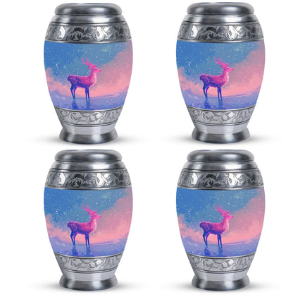 Personalized Deer Cremation Urn for Human Ashes - 10-inch, 200 cu in - Yatskia