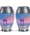 Winter Baby Deer Cremation Urn – Elegant Deer Design For Burial Ashes
