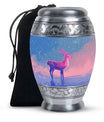 Winter Baby Deer Cremation Urn – Elegant Deer Design For Burial Ashes