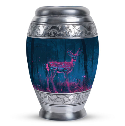 Personalized Deer Cremation Urn for Human Ashes - 10-inch, 200 cu in - Yatskia