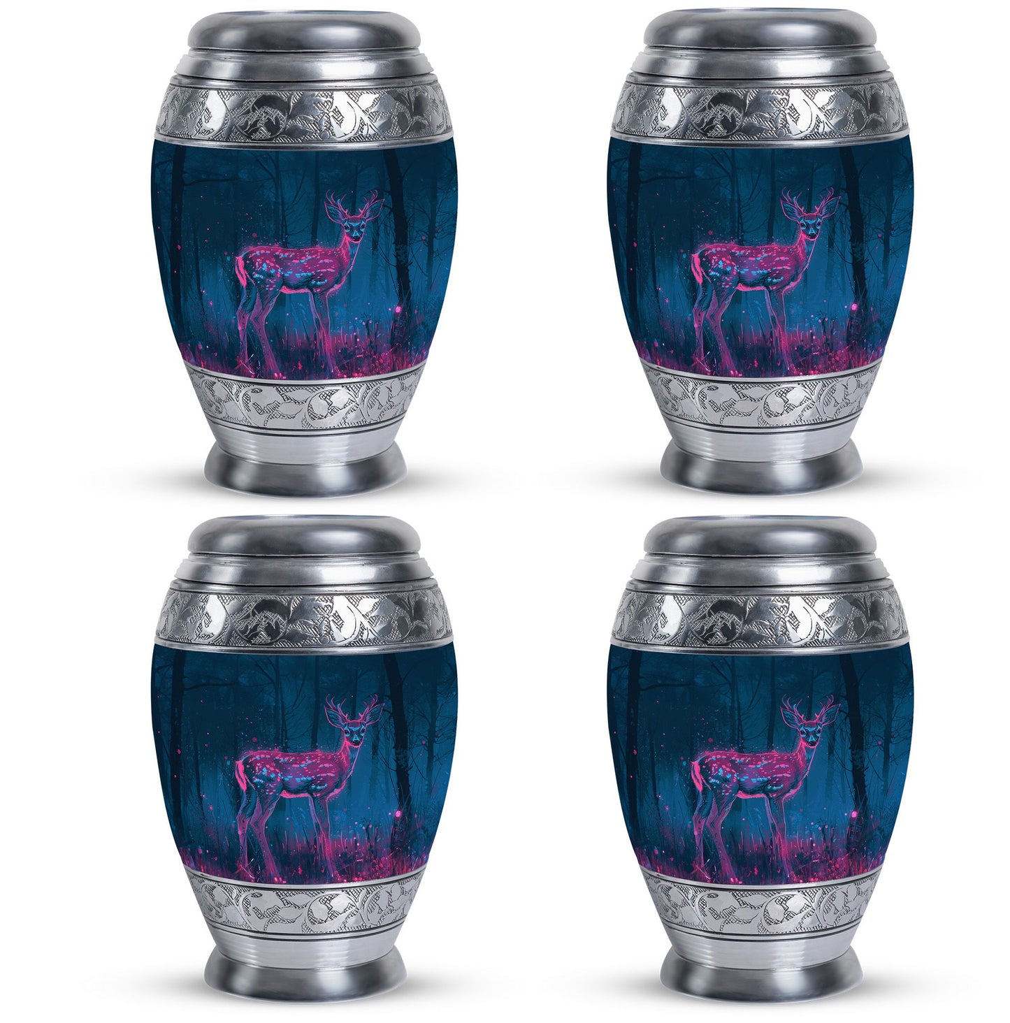 Personalized Deer Cremation Urn for Human Ashes - 10-inch, 200 cu in - Yatskia
