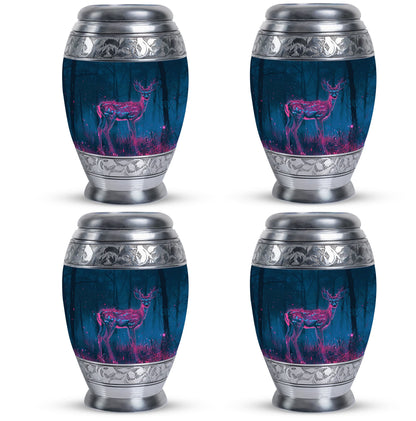 Personalized Deer Cremation Urn for Human Ashes - 10-inch, 200 cu in - Yatskia