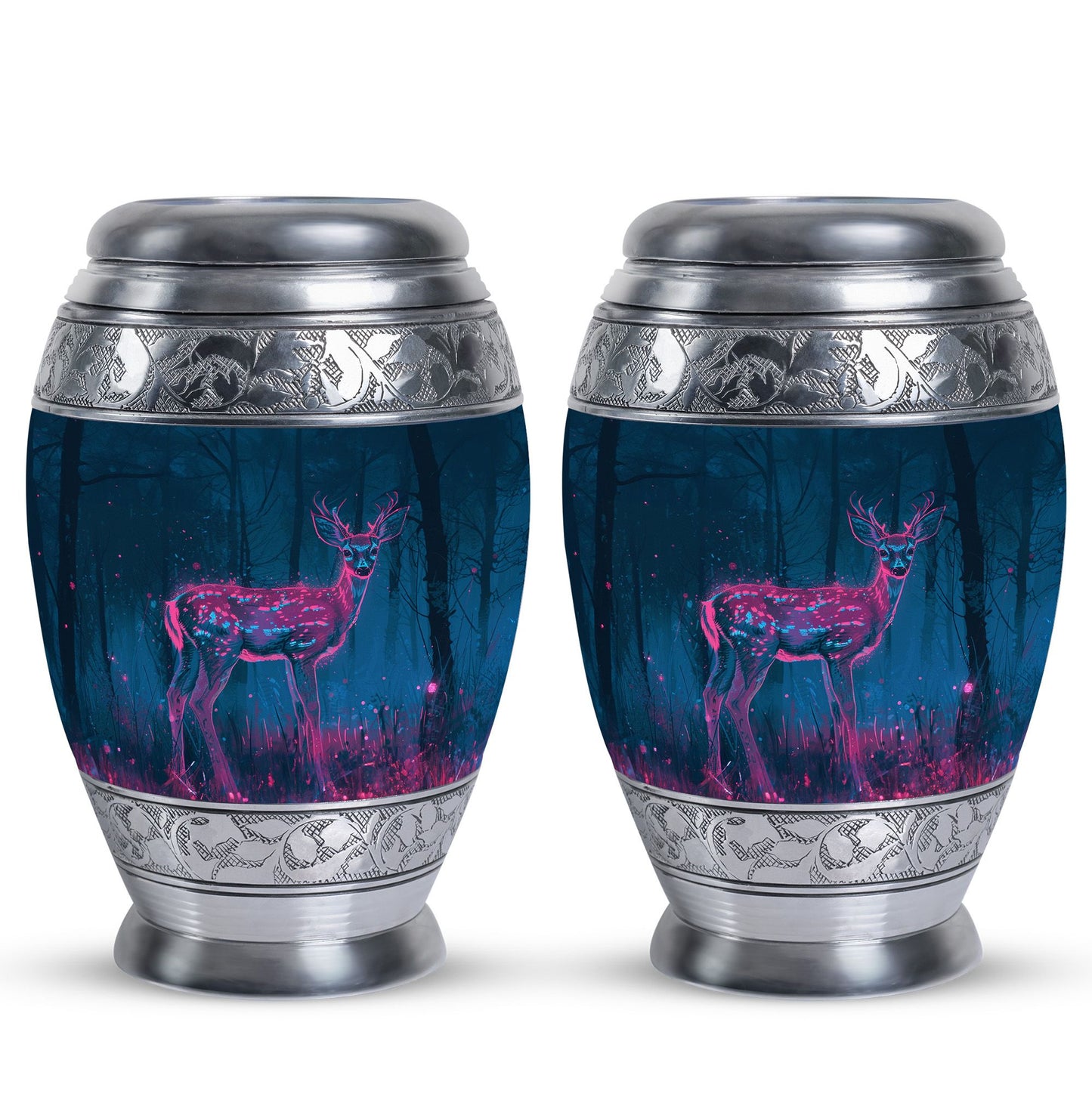 Personalized Deer Cremation Urn for Human Ashes - 10-inch, 200 cu in - Yatskia