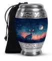 Baby Deer Night Themed Urn - Large Urn For Human Ashes