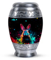Colorful Rabbit Cremation Urn for Human Ashes - Urn for Mom and Dad