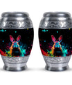 Colorful Rabbit Cremation Urn for Human Ashes - Urn for Mom and Dad