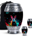Colorful Rabbit Cremation Urn for Human Ashes - Urn for Mom and Dad