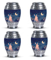 Starry Night Rabbit Cremation Urns For Human Ashes - Urns For Burial