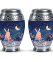 Starry Night Rabbit Cremation Urns For Human Ashes - Urns For Burial