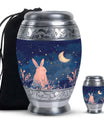 Starry Night Rabbit Cremation Urns For Human Ashes - Urns For Burial