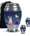 Starry Night Rabbit Cremation Urns For Human Ashes - Urns For Burial