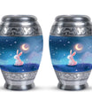 Moonlit Bunny Cremation Urns For Human Ashes - Rabbit Urn for Mom & Dad