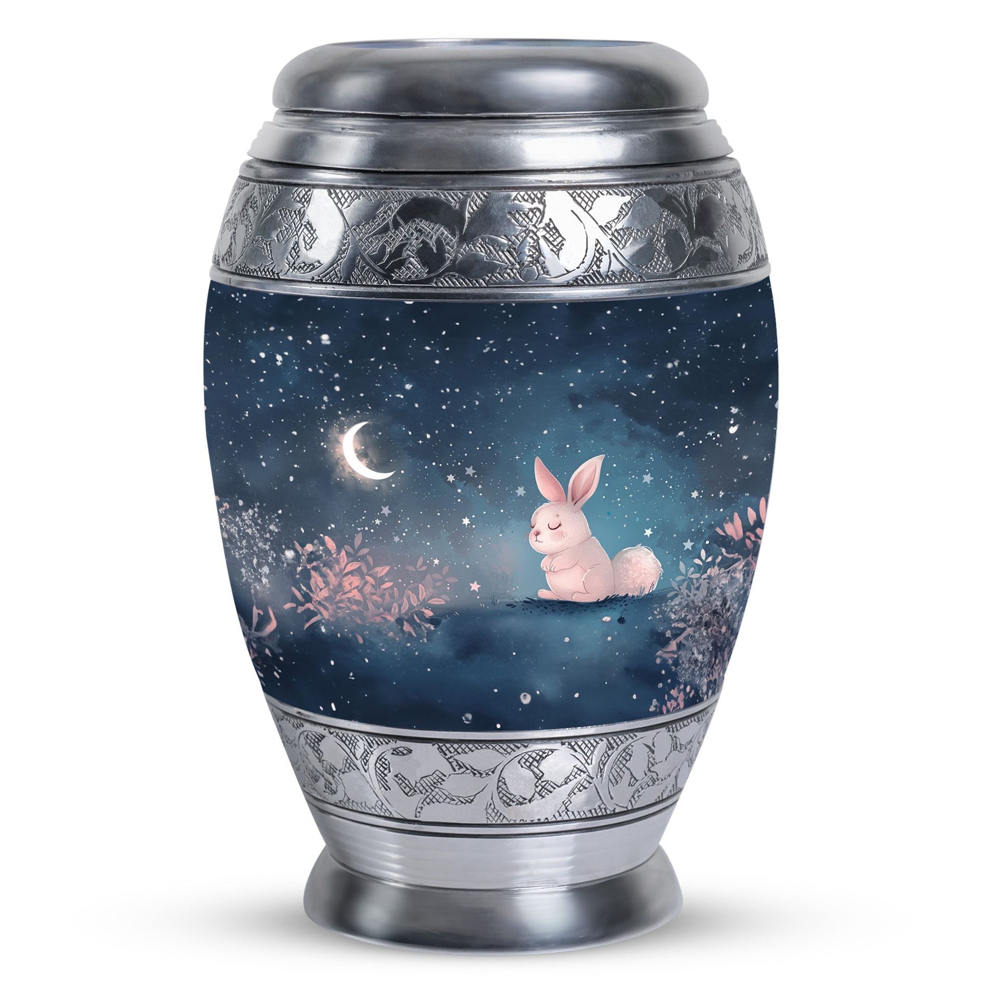 Night Bunny & Stars Urn - Urns For Human Ashes Women
