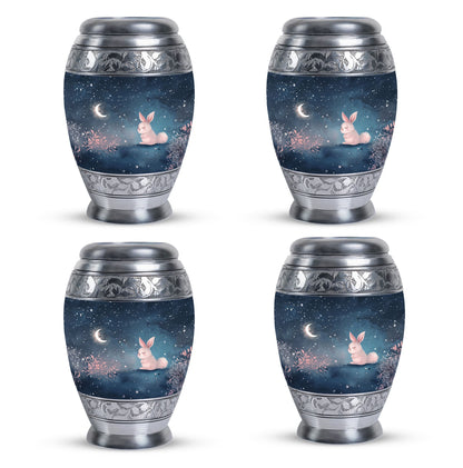 Personalized Rabbit Cremation Urn for Pet Ashes - 10-inch, 200 cu in - Yatskia
