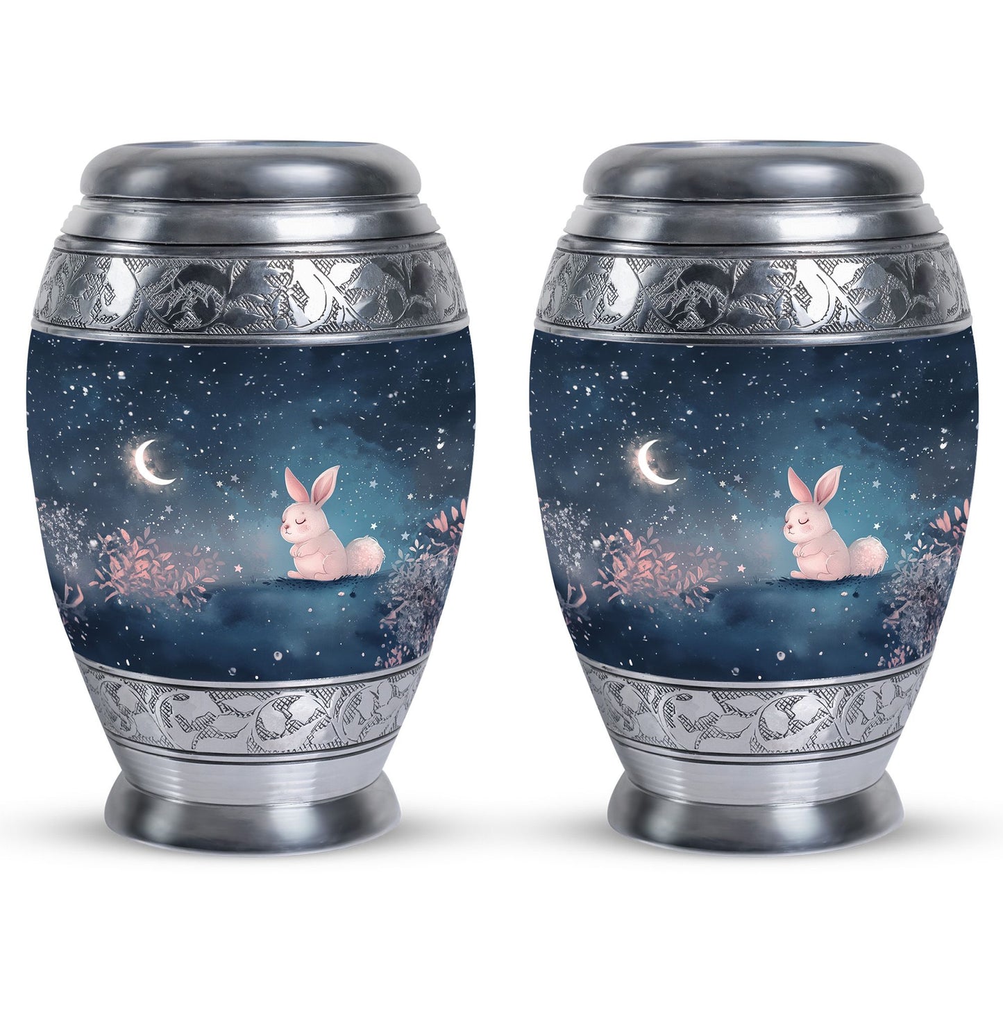 Personalized Rabbit Cremation Urn for Pet Ashes - 10-inch, 200 cu in - Yatskia