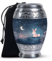 Night Bunny & Stars Urn - Urns For Human Ashes Women