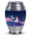 Bunny Night Moon Urn - Decorative Unique Urns For Ashes