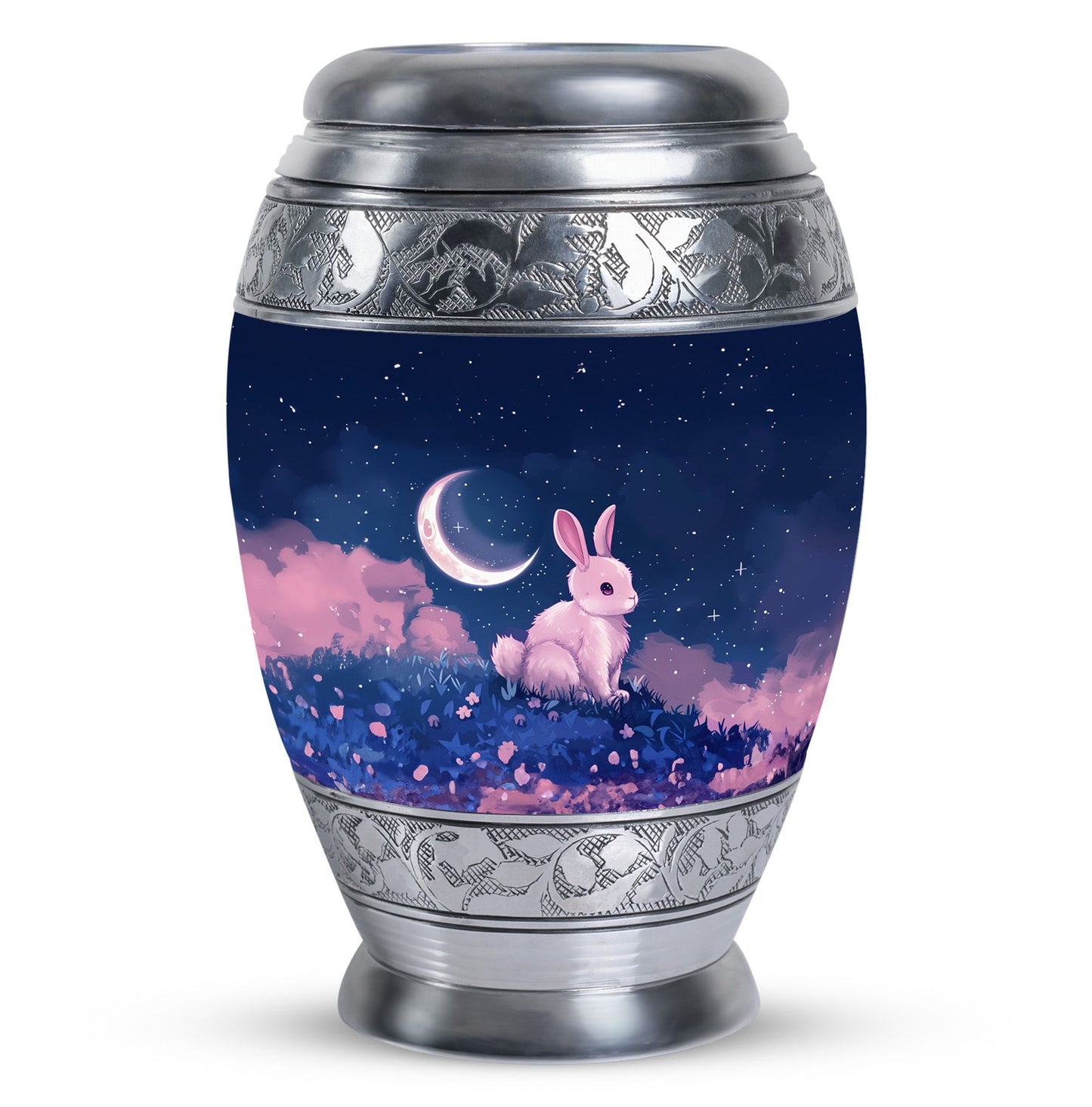 Personalized Galaxy Cremation Urn for Human Ashes - 10-inch, 200 cu in - Yatskia