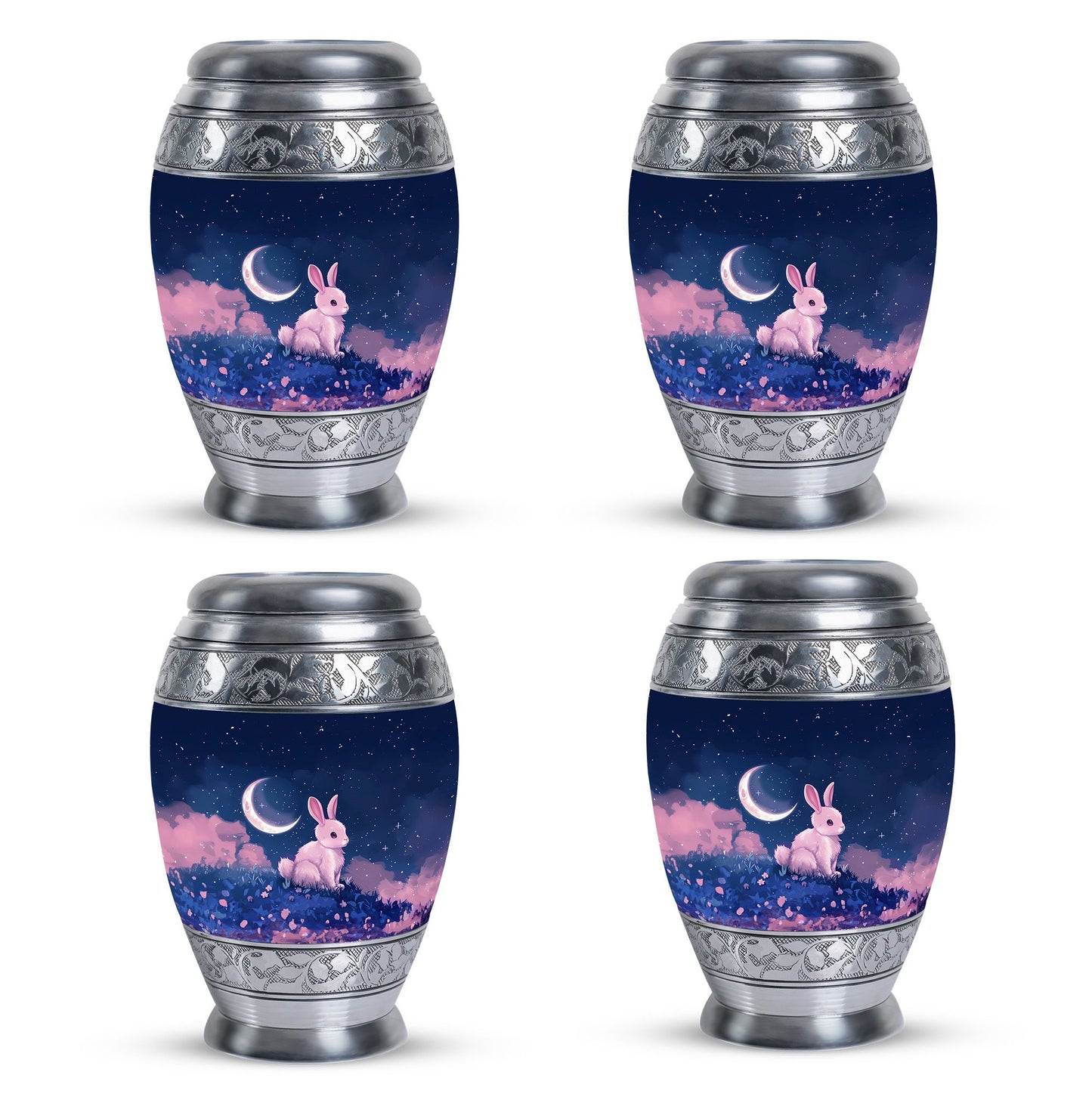 Personalized Galaxy Cremation Urn for Human Ashes - 10-inch, 200 cu in - Yatskia