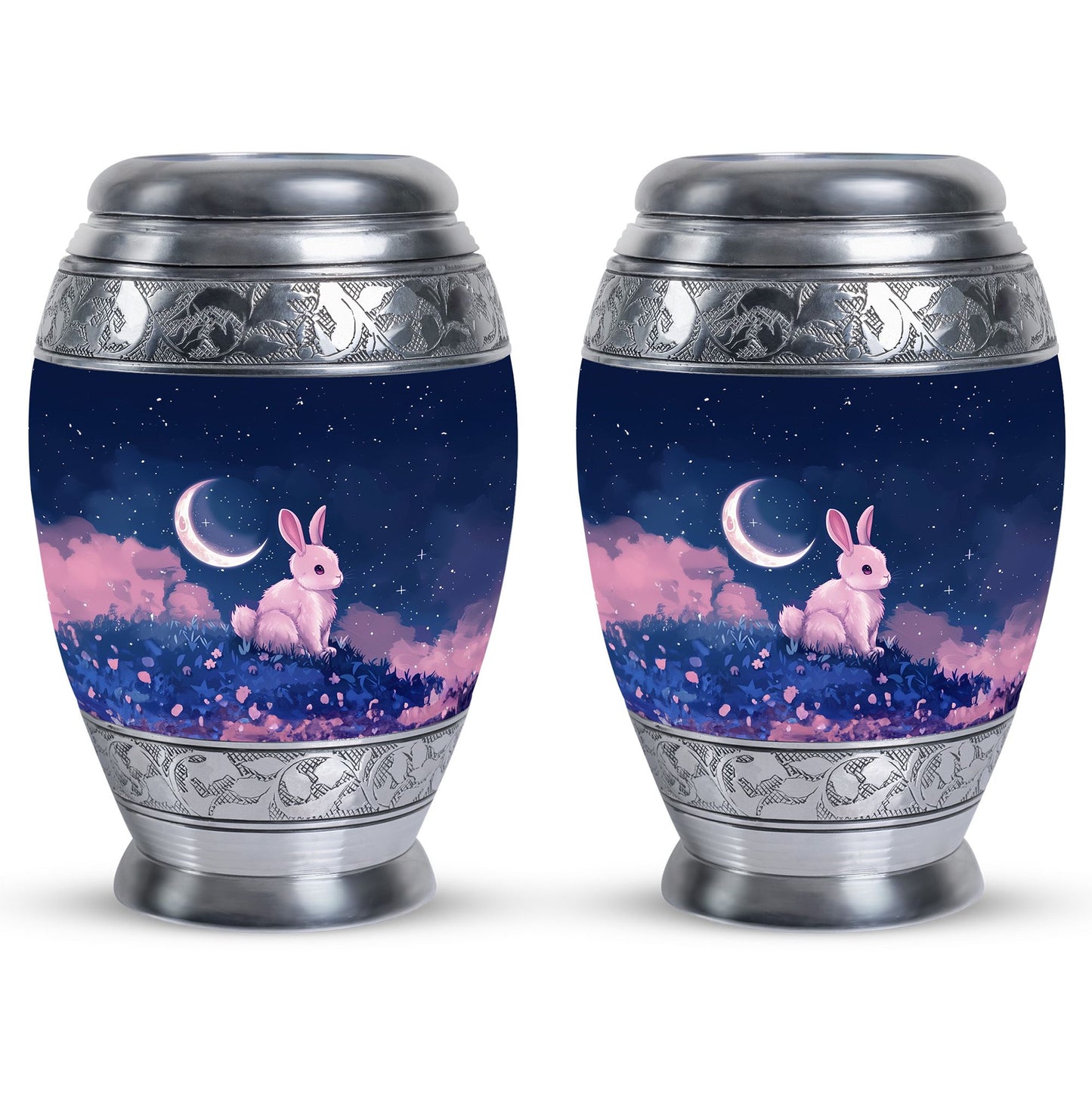 Personalized Galaxy Cremation Urn for Human Ashes - 10-inch, 200 cu in - Yatskia
