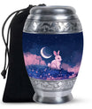 Bunny Night Moon Urn - Decorative Unique Urns For Ashes