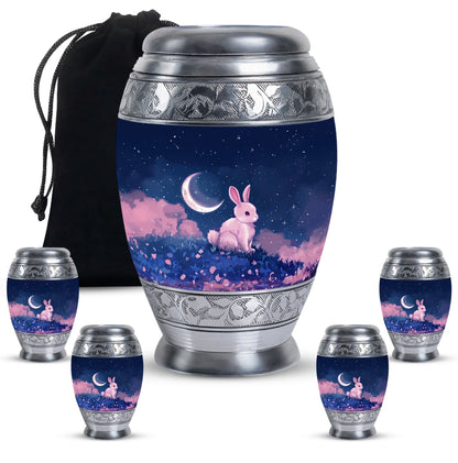 Personalized Galaxy Cremation Urn for Human Ashes - 10-inch, 200 cu in - Yatskia