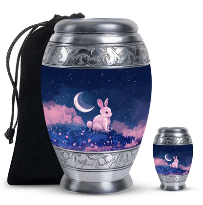 Personalized Galaxy Cremation Urn for Human Ashes - 10-inch, 200 cu in - Yatskia