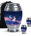 Bunny Night Moon Urn - Decorative Unique Urns For Ashes